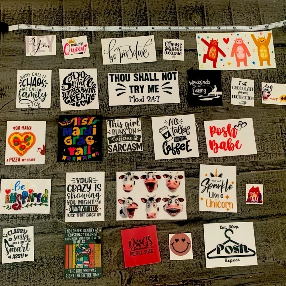 Magnet Lot, Homemade magnets, 25 magnets, Different Sizes.